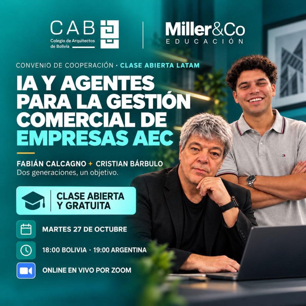 Clase abierta LATAM en el convenio CAB y MillerCo: Fabián Calcagno y Cristian David Bárbulo