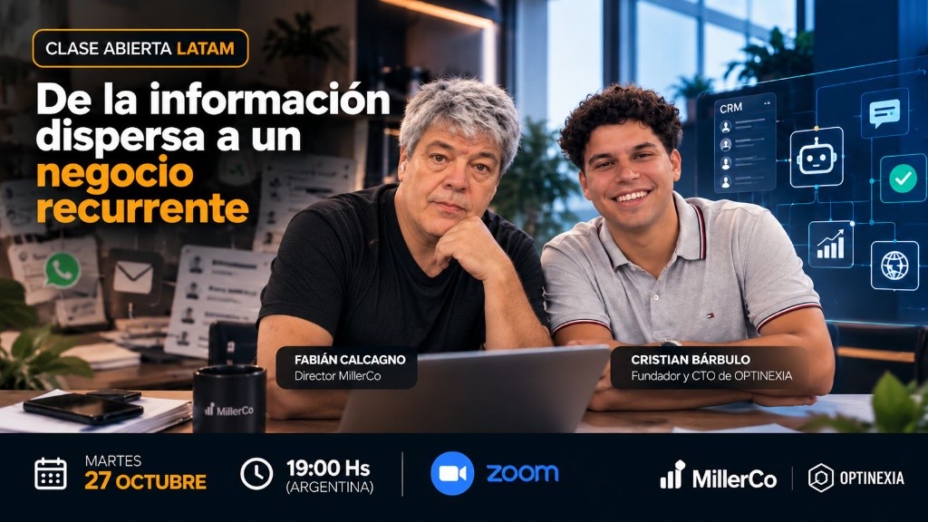 Clase abierta LATAM: Fabián Calcagno y Cristian David Bárbulo — IA para la gestión comercial